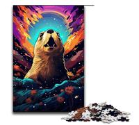 Colored Groundhog 1000 Piece Jigsaw Puzzles for Adults Jigsaw for Gifts Best Gift Suitable for And Teenager 14 And Up 1000 PCS(75x50cm)