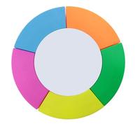 Colored Highlighters - 9.5x9.5x2cm 42-59g | Petal Tire Shape Student Markers, Fun Highlighter Pens For Kids Adults School Office Study Supplies