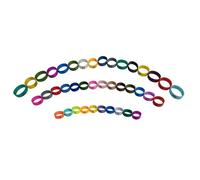 Colored Identification ID Rings Cap Cover Sleeve for Shure BLX24/SM58 Wireless Microphone System SM58 Handheld Mic Transmitters, Silicone （40 Pieces）