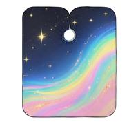 Colored Irregular Abstract Hair Capes with Adjustable Snap Closure, Essentials Hair Cape for Haircuts capa para Corte de Cabello 65" x 55"