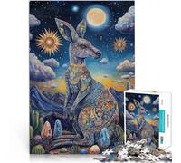 Colored KangarooJigsaws 1000 Pieces for Adults Help the brain exercise addictive toys to cultivate patience great gift 38x26cm
