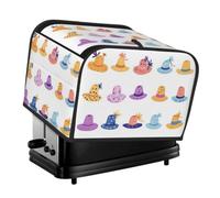 Colored Ladies' Various Hats Bread Toaster Oven Dustproof Cover Heat-Resistant Universal Fits Most Standard 4 Slice Toasters Cloth With Fingerprint Protection