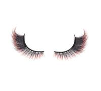 Colored Lash Clusters, False Colorful Lashes, Long Volume Reusable Eye Makeup Cosmetics for Pride Cosplay Stage Party Wedding Beginners