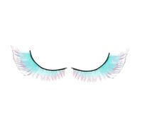 Colored Lash Clusters, False Colorful Lashes, Reusable Volume Extensions, Vibrant Makeup Accessories, Bold Strip Eyelashes Kit, Look Enhancer for Wedding, Party, Pride, Cosplay, Stage