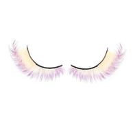 Colored Lash Clusters - Rainbow Lashes | Fake Colored Lash Extensions | Party-ready Eye Flutters | Multicolor Eyelash Pieces | Color-pop Eyye Decor | Reusable Long Volume Eyye Makeup Supplies