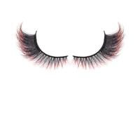 Colored Lashes Fake Reusable Long Volume Cluster