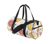Colored Lemon Orange Pineapple Foldable Luggage Travel Bag Business Trips Shoulder Weekender Overnight Bag