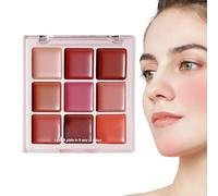 Colored Lip Gloss,Lipgloss Pack - Long-Lasting Non-Sticky Matte Plumper 9 Colors For Party Makeup Makeup Professional