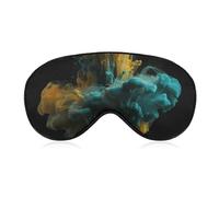 Colored Liquid Sleep Mask for Women Men Side Sleeper Eye Cover with Adjustable Strap Soft Breathable Blackout Mask Slip-Free Deep Sleeping Travel Essentials