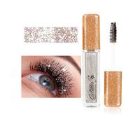 Colored Mascara for Eyelashes,Waterproof Long Lasting Sparkle Diamond Mascara Smudge-proof Lengthening,False Lash Mascaram, Anti Gravity Mascara,Glitter Mascara Makeup Party Stage Use (7#)