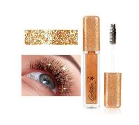Colored Mascara for Eyelashes,Waterproof Long Lasting Sparkle Diamond Mascara Smudge-proof Lengthening,False Lash Mascaram, Anti Gravity Mascara,Glitter Mascara Makeup Party Stage Use (3#)