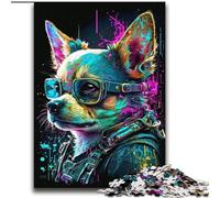 Colored Mechanical Dog 2000 Pieces Jigsaw Puzzles For Teens And Adults, Toys Educational Games Stress Relieving Unique Birthday And Gifts (70x100cm)