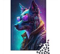 Colored Mechanical Dog1 Jigsaw Puzzles Game Adult 1000 Piece Jigsaw Paper Creative Jigsaw Puzzle Decompressing Game 1000pcs (38x26cm)