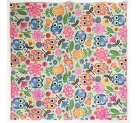 Colored Paper Napkins, 20 Count Shabby Chic Napkins for Wedding, Dinner Tea Party Shower (Cartoon Owl Family Paper Napkins)