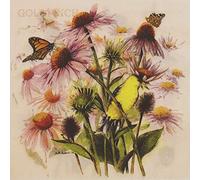 Colored Paper Napkins, 20 Count Shabby Chic Napkins for Wedding, Dinner Tea Party Shower Cocktail Napkins (Daisy)