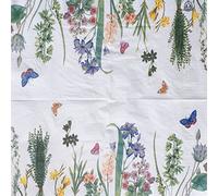 Colored Paper Napkins, 20 dig Shabby Chic Napkins for Wedding, Dinner Tea Party Shower Cocktail Napkins (Iris and Butterfly)