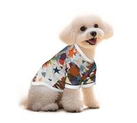 Colored paper sheets Print Pet Clothes - Cotton T-Shirts Soft Breathable Pet Apparel for Small,Medium and Large Dogs and Cats