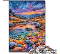 Colored Pebbles Jigsaw Puzzles for Adults Teenagers Jigsaws Puzzle, for Age 14+ Fun Games Fun Activities at Home, Birthday Gifts, Travel Gifts (50x75cm)