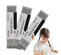 Colored Pencil Eraser - 3 Pieces Reusable Drawing Erasers,Smudge-Proof Non-dust Study Supplies for Sketching Exam Preparation Architectural Drafting
