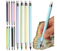 Colored Pencil Set, 12 Pieces Eternal Drawing Pens, No Ink No Sharpening Art Pencils for Portrait, School, Studio, Kindergarten, Journaling & Classroom