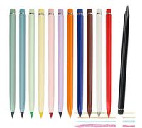 Colored Pencil Set, 12 Pieces Eternal Drawing Pens, No Ink No Sharpening Art Pencils for Portrait, School, Studio, Kindergarten, Journaling & Classroom