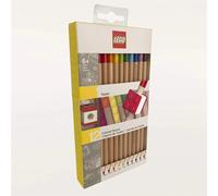 Colored Pencils 12 Pcs + New Brick Toppers | LEGO