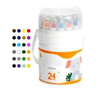 Colored Pencils for Kids - Non Toxicc Drawing Set, Smooth Color Core, Heavy Duty Break Resistant Design | Easy Grip Vibrant Shades for school art projects coloring books sketching creative learning