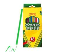 Colored Pencils Set - 18x8x2cm Drawing Kit, Wood Art Pencils, 48 Pre Sharpened Pens with Smooth 2.8mm Lead | Art Supplies for School sketchh Comic Painting Kids and Adults lightweight