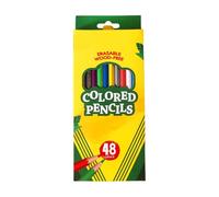 Colored Pencils Set, Colored Pencils, 48 Pieces Pre-Sharpened with 2.8mm Fine Tips, Drawing Comic Book Classroom Art Supplies for Teachers, Adult