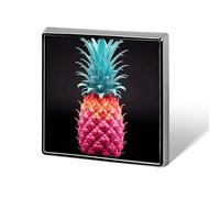 Colored Pineapple Lapel Pin for Men Brooches And Pins for Women Square Metal Badge for Shirts, Jackets, Hats | Durable Fashion Accessory & Gift for Men, Women, Events