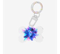 Colored Smoke Print Acrylic Dog Bone Ornament,Pet Ornament,Key Chain,Gifts Wrapping,for Pet Lovers