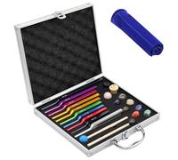 Colored Solfeggio Tuning Forks Set, Unweighted Tuning Fork for Healing, Tuning Forks Set of 10 Include the 528 Hz, Sound Meditation Forks for Sound Healing Therapy, Reduce Stress, Energy Work Gift