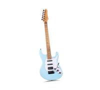 Colored Solid Electric Guitar A Professional Instrument For Beginners(Blue)