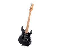 Colored Solid Electric Guitar A Professional Instrument For Beginners(Ebony)