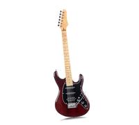 Colored Solid Electric Guitar A Professional Instrument For Beginners(Mocha)