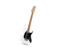 Colored Solid Electric Guitar A Professional Instrument For Beginners(White)