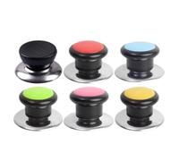 Colored Stainless Steel Pot Lid Knobs Universal Pan Holding Tops Replacement Hand Grip Knob Handle Assist(A)
