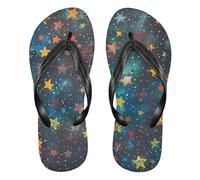 Colored Star rubber reef flip flops Quick-Dry mens flip for Shower Swimming Pool yoga