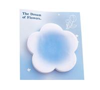 Colored Sticky Pads - Gradient Aesthetic Self Adhesive Notes | Cute Shaped Memo Flags, Decorative Reminder Stationery, Office School Home Supply for Studying Lists Messages