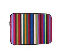Colored Stripes Printed Laptop Bag, 15 inch Laptop Sleeve, Suitable for Travel and Business Trips
