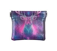Colored Tarot Astrology for Deer Fashion Women's Leather Coin Change Purse Decorative Card Key Organizers for Women monederos de Mujer para monedas