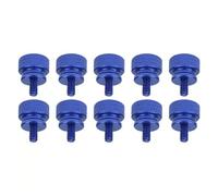 Colored thumb screws 6#-32x6 /M3.5 aluminum step thumb knurled thumb screws computer case anodized 10 colors(Royal blue,50Pcs)