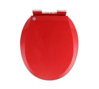 Colored Toilet Seat,Round with Slow Close,Quick Release,Easy to Clean Install Plastic Toulet for Bathroom Family,Top Fixed