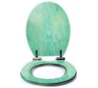 Colored Toilet Seat with Slow Close, Liquid marbling Acrylic Paint Fluid Abstract Texture Resin Toilet Seats, Easy to Install, Easy to Clean Heavy Duty Deluxe Toilet Seat, pattern4