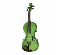 Colored Violins Blue Red Green Dark Violins Selected Basswood Violins For Violin Beginners Violin for Beginners(Green)