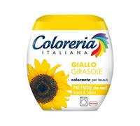 Coloreria Italiana Grey Fabric Dye and Clothes in Washing Machine, Sunflower Yellow, 1 Pack