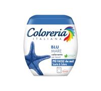 Coloreria Italiana Grey Fabric Dye for Washing Machine Clothes, Sea Blue, 1 Pack, 350 g