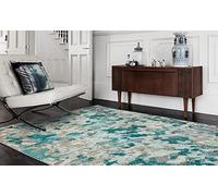 Colores Cloud Abstract Rug Bedroom Living Room Bright Multi Colours Modern Designs Rugs X-Large 200x300 cm (6'6''x9'10'') Ethereal CO03 Blue Multi