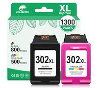 COLORETTO 302 XL Ink cartridges for HP Envy 4527 4524