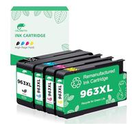 COLORETTO 963 XL Ink Cartridges (4 Pack Black Cyan Magenta Yellow) Compatible for HP 963XL for OfficeJet Pro 9010 9012 9013 9014 9015 9016 9018 Printer